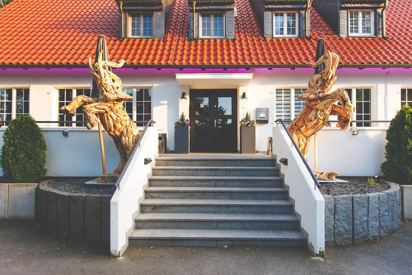 Eingang des Angerhofs in Duisburg-Huckingen